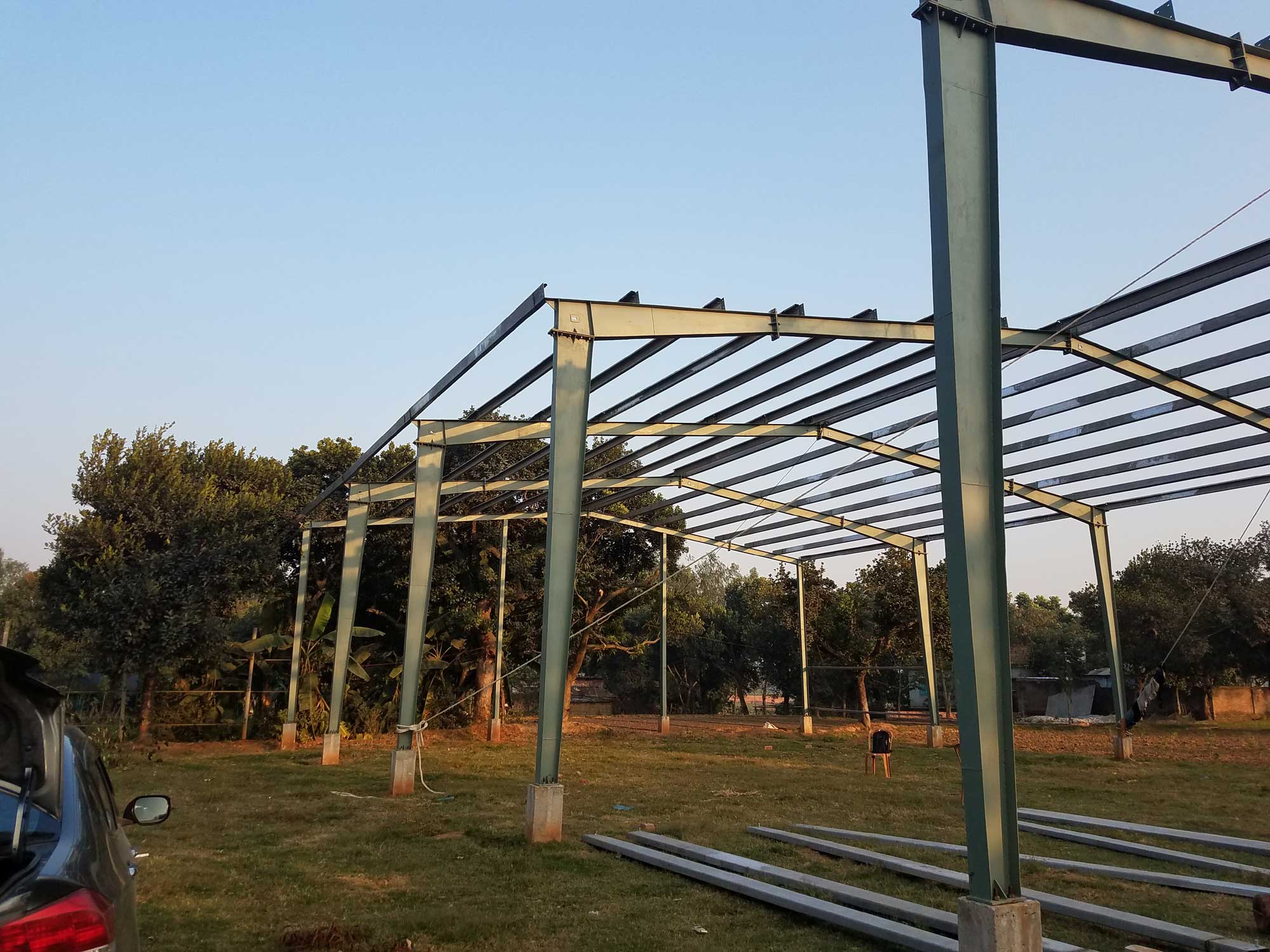 Steel Shed for DPI at Sonatola